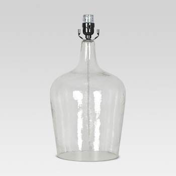 Artisan Glass Jug Large Lamp Base Clear - Threshold™