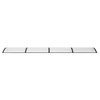vidaXL Door Canopy Black 157.5 in.x39.4 in. Polycarbonate - 3 of 4
