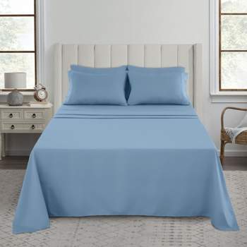 Microfiber Solid Bed Sheet Set - Lux Decor Collection
