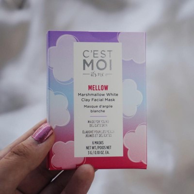 C'est Moi Mellow Marshmallow & White Clay Cloud Mask - 6ct : Target