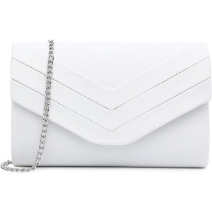 Generic Evening Bag for Women, Suede Envelope Evening Purses Crossbody Shoulder Clutch Bag - 1 of 4