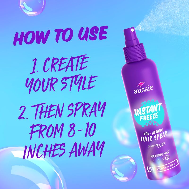Aussie Instant Freeze Non-Aero Hair Spray - 8.5 fl oz, 5 of 11