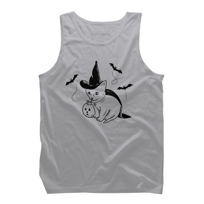 Men's Design By Humans Halloween cat, cute kitten, happy halloween By SPOODEMOON Tank Top