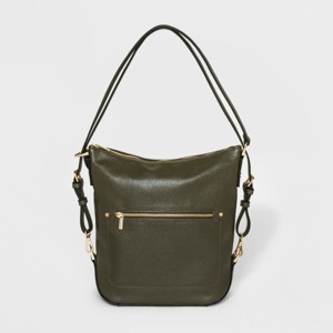 Everyday Essential Convertible Hobo Handbag - A New Day Olive Green, Women