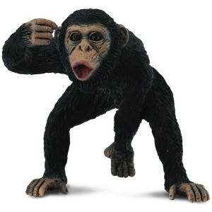 Breyer Animal Creations CollectA Wildlife Collection Miniature Figure | Chimpanzee Male - 1 of 1