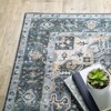 Oriental Weavers Charleston CHA01 Blue/ Ivory Indoor Area Rug - 2' x 8' - 4 of 4
