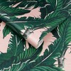 Daintree Palm Blush Pink and Green Leaves Tropical Paste the Wall Wallpaper - 3 of 4