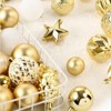 COZONY 65-Piece Shatterproof Xmas Ball Ornament Set – Assorted Hanging Decorative Balls for Christmas Tree, Wreaths, Garlands & Holiday Decor - 2 of 4