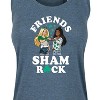 Women's - Barbie - St. Patrick's Day Friends Sham Rock Graphic Racerback Tank - 2 of 4