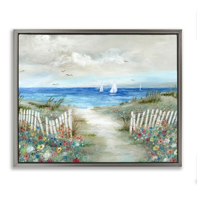 Stupell Industries Gorgeous Traditional Beach Scene, 31" x 25"