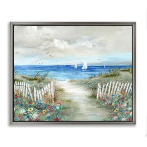 Stupell Industries Gorgeous Traditional Beach Scene, 31" x 25" - 1 of 4