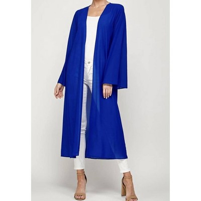Women's Open Long Maxi Cardigan - CARAMELA