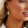 Pure Collection by Ross-Simons Italian 18kt Gold Vermeil Graduated Disc Drop Earrings - 2 of 4