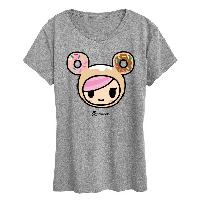 Women's - Tokidoki - Donutella Face Short Sleeve Graphic T-Shirt