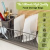 WeeSprout 100% Silicone Reusable Food Storage Bags - Set of 7 (Four 4 Cup Bags and Three 6 Cup) - 2 of 4