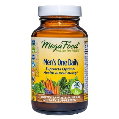 MegaFood Men's One Daily Multivitamin Tablets - 30ct