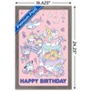 Trends International Hello Kitty and Friends - Happy Birthday Framed Wall Poster Prints - 3 of 4