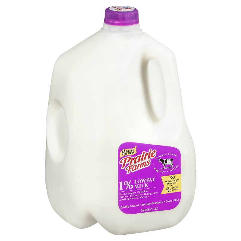 Prairie Farms 1% Milk - 1gal, 3 of 5