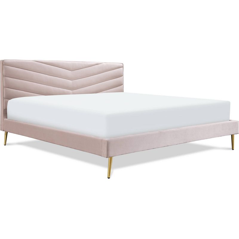 Sidney Upholstered Platform Bed - Adore Decor, 2 of 12