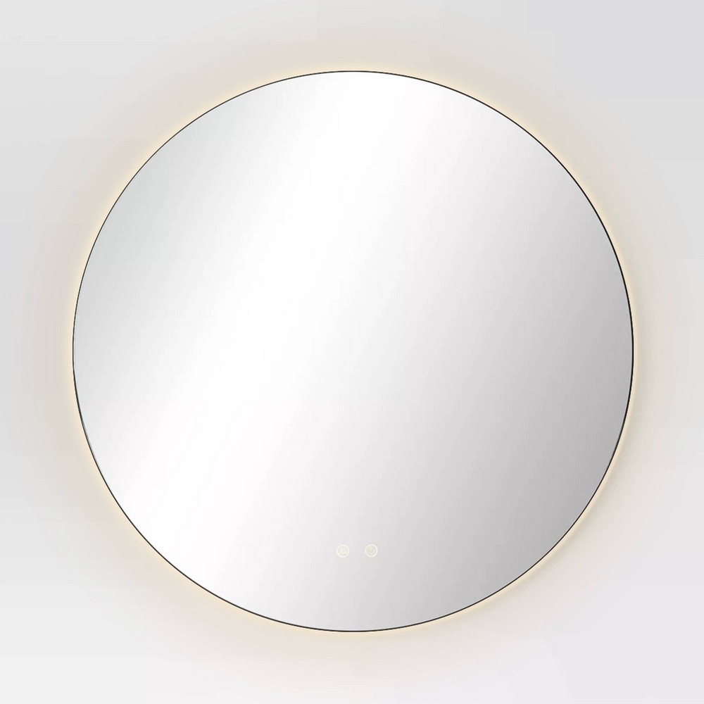 28 Round LED Wall Mirror White - Threshold