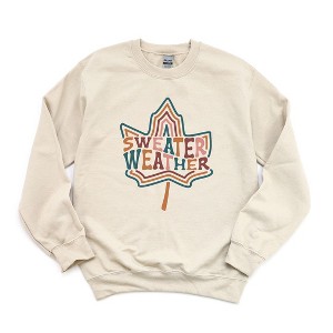 Simply Sage Market Women's Graphic Sweatshirt Retro Sweater Weather - 1 of 2