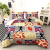 Acoinel 3 Pcs Rugby Comforter Set with 2 Pillowcases - 3 of 4