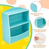 Jojoka Kids Bookshelf,Book Storage Organizer,2-Tier Kids Bookcase with Open Compartments - 4 of 4