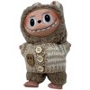 Doll Clothes Superstore Tan and White Sweater with Coordinating Hat for 17.5cm Labubu Dolls - 4 of 4