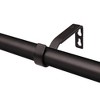 72"-144" Decorative Drapery Curtain Rod with Knob Finials Oil Rubbed Bronze - Lumi Home Furnishings: Adjustable 144 Inch Rod - 4 of 4