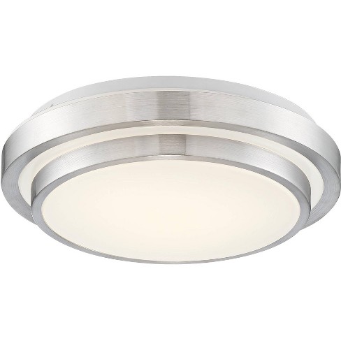 360 Lighting Modern Ceiling Light Flush Mount Fixture Led Silver