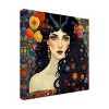 Canvas Wall Art - Tina Lavoie 'Art Nouveau Beauty II' Wall Art for Living Room, Bedroom, or Office Décor by Trademark Fine Art - 24 x 24 Inches - 2 of 4