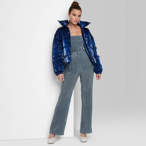 Target store blue jumpsuit