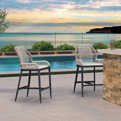 dark grey/alabaster cushion