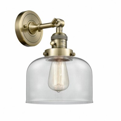 Bell - 1 Light Wall Sconce In Industrial Style-12 Inches Tall and 8 Inches Wide