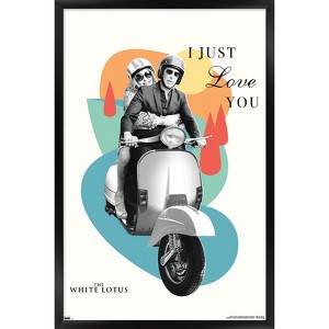 Trends International The White Lotus - I Just Love You Framed Wall Poster Prints - 1 of 4