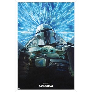 Trends International Star Wars: The Mandalorian Season 3 - Lightspeed Framed Wall Poster Prints - 1 of 4