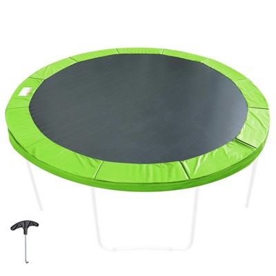 Yescom Trampoline Mat & Pad Replacement Kit with 72 V-Hooks Fits 14 ft Trampoline Frame Green