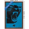 Trends International NFL Carolina Panthers - Logo 25 Framed Wall Poster Prints - 3 of 4