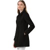 INSPIRE CHIC Women's Christmas Peter Pan Collar Double Breasted Long Trench Winter Pea Coat - 4 of 4