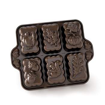 Nordic Ware Harvest Mini Loaf Pan - Brown