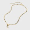 14K Gold Dipped Pearl Charm on Chain Initial Necklace - A New Day Gold - 3 of 4