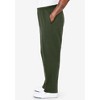 KingSize Men's Big & Tall Lightweight Jersey Open Bottom Sweatpants - 4 of 4