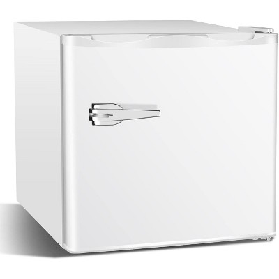 ZAFRO 1.2 Cu.ft Small Upright Freezer with Handle, Removable Shelves, 7 Adjustable Thermostat, Low Noise for Bedroom/Apartment/Office