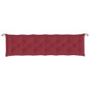 vidaXL Garden Bench Cushion Wine Red 78.7"x19.7"x2.8" Oxford Fabric - 4 of 4