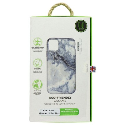 Unique London Back Case for Apple iPhone 12 Pro Max - White Marble