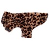 The Worthy Dog Leopard Faux Fur Adjustable Dog Coat - 2 of 3