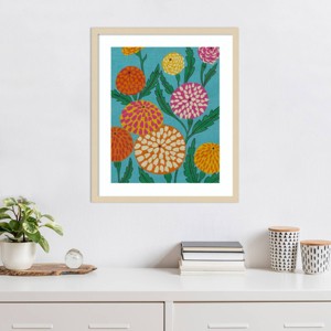 Amanti Art Happy Place I by Chariklia Zarris Wood Framed Wall Art Print - 1 of 4