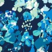 blue abstract garden