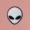 Dalix Lil Alien Embroidered Cotton Bucket Hat Cap Outdoor Space Summer Mens - 2 of 4