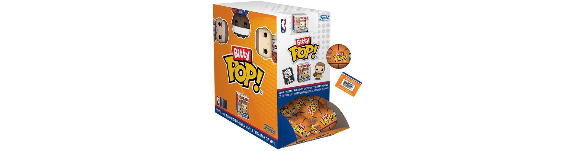 Funko - Funko Bitty POP! Singles: NBA (One Random Bitty POP! Per Purchase)